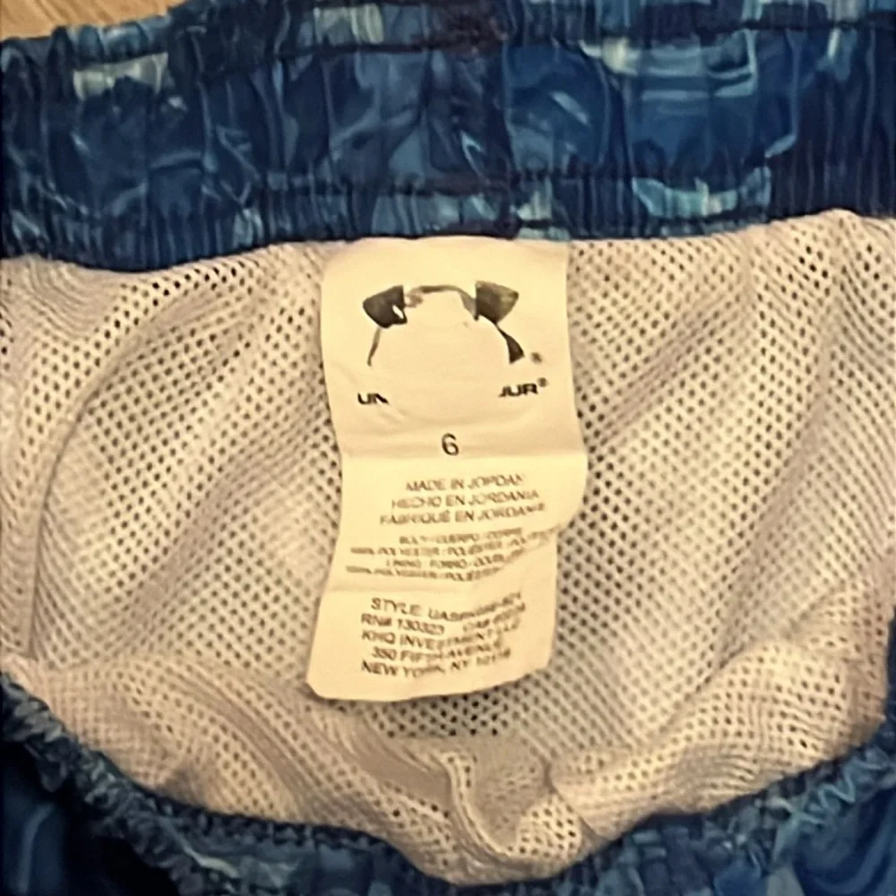 Under Armour Boys Blue Swim Shorts Size: 6